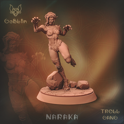NARAKA_8b.png Archivo 3D Troll Naraka - Troll Gang・Modelo para descargar y imprimir en 3D, GoblinArtStudios