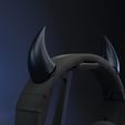 HornSquare2.jpg 5 Cute Horns for Headphones Color Gaming Accesories Ready to print