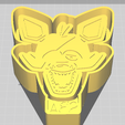 foxy_in_cura.png Foxy FNAF Freshie Mold - 3D Model Mold Box for Silicone Freshie Moulds