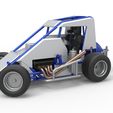 1.jpg Diecast Midget car while turning Scale 1:25