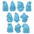 main.png Christmas gnomes cookie cutter set of 10