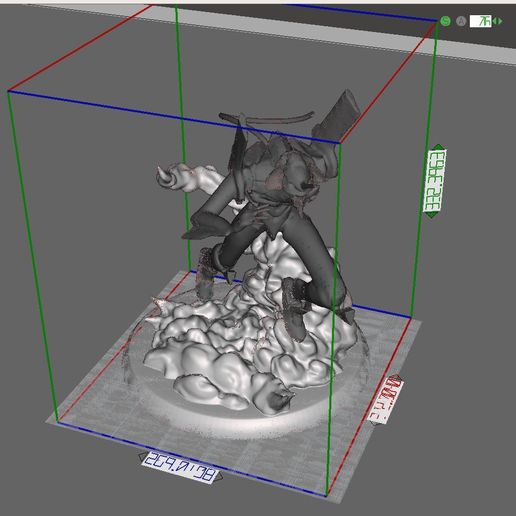 size.JPG Télécharger fichier Eva unit 01 - Neon Genesis Evangelion - statue en impression 3d • Plan imprimable en 3D, pako000