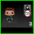tanjiro.png STL file TANJIRO - DEMON SLAYER FUNKO POP・Design to download and 3D print