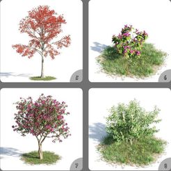 VgvpViHI.jpeg Archivo 3D Arbusto Y Flores Decoracion Hogar 3D Modelo Maceta Planta 5-8・Modelo de impresión 3D para descargar