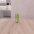 untitled4.png 3D Cartoon Pickle Rick Figure Gift for Kids with 3D Stl File & Kids Toy, Cartoon Character, Cartoon Art, 3D Printed Decor, Figure Print