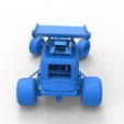 66.jpg Vintage Winged Supermodified stock car para Dirt girando Escala 1:25