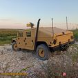 1206_4.jpg 3D PRINTED RC CAR HMMWV (Humvee Hummer) BODY 2 in 1 set BY AN3DRC