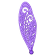 Flexi Factory Dragonfly_Wing Front Right.stl Flexi Factory Print-in-Place Dragonfly
