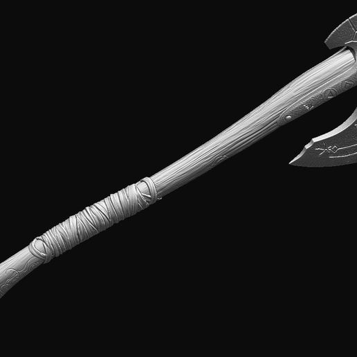 7.JPG arme Kratos - Leviathan Axe - God of war 2018 pour cosplay