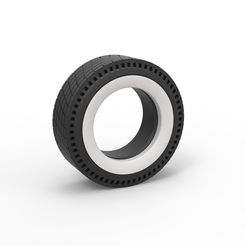 1.jpg Fichier 3D Pneu arrière à flancs blancs pour dragster vintage Version 7 Échelle 1:25・Objet pour imprimante 3D à télécharger