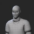 9.jpg Animated Gang Man-Rigged 3d game character Low-poly 3D model