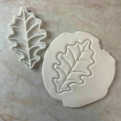 level22.jpg STL-Datei Eichenblatt Ausstecher・3D-druckbare Vorlage zum herunterladen