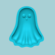 g4.png Halloween Molding A03 Ghost - Chocolate Silicone Mold