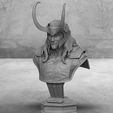 untitled.205.jpg LOKI Bust With Helmet - Tom Hiddleston - - Marvel - Avenger 3D print model