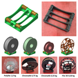 Supports-Bobines_2.png VERTICAL UNIVERSAL COIL SUPPORT WITHOUT NUT VERSION 2