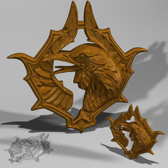 Capture_d_e_cran_2016-05-24_a__14.50.53.png Archivo STL gratis Medallón - Witcher sangre de elfos・Objeto de impresión 3D para descargar