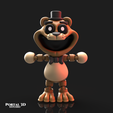 1.png Freddy smiling // PRINT-IN-PLACE WITHOUT SUPPORT