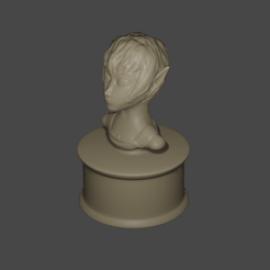 elfbust.png Fichier STL gratuit Buste d'elfe・Design à télécharger et à imprimer en 3D