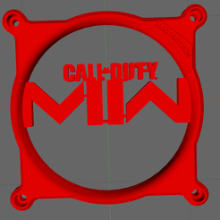 COD-FANGRILL.png Fichier STL Call of Duty ModernWarfare II custom Fan Grill 120mm・Design imprimable en 3D à télécharger