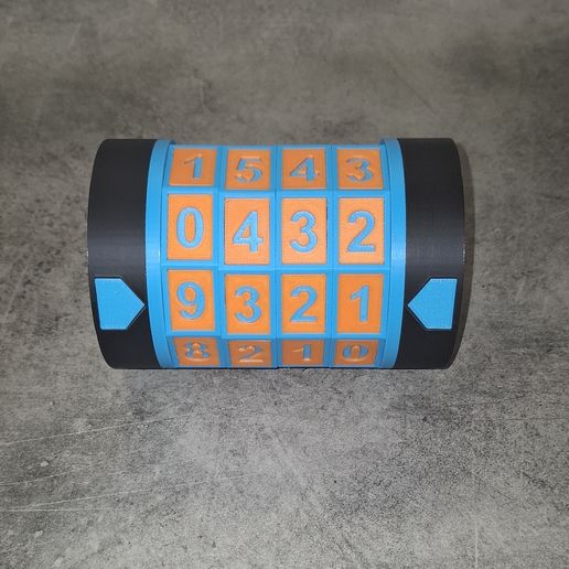 Cryptex 3D à 4 chiffres – Code modifiable et compartiment secret