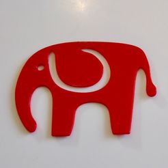 MGTawI6fQLamxSToiw6SyQ_thumb_4279.jpg Download free STL file Elephant bookmark • 3D printer template, OM3D