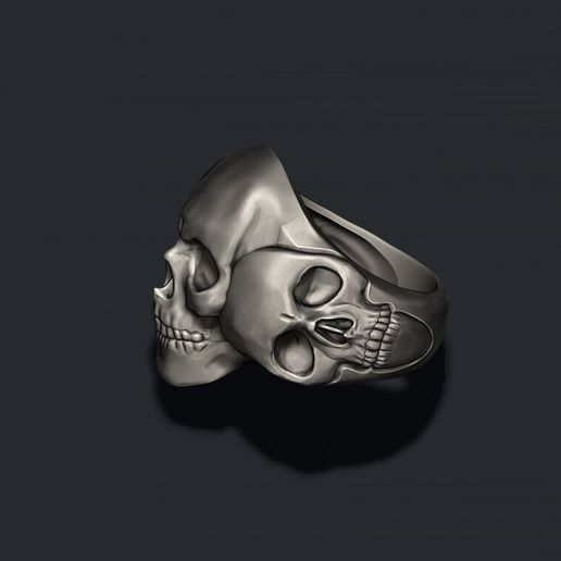 Screenshot-2023-02-09-213827.jpg Drei Schädel Ring 3D-Druck Modell