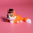 Articulated-Fox-Toy---Cute-3D-Printed-Fox-Figures-3592.jpg 🦊 Chibi Forest Collection – Articulated Fox & Wolf Bundle | Cute Print-in-Place Animals