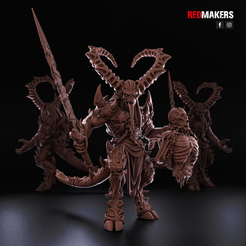iO) MAKERS ; y iN 3D file Bloodthirsty Master - Demons・3D print design to download