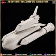Spaceship-3dprinting-3dprints-miniature-minis-diorama-3dprint-bundle-pack-props-banner-12.jpg 20 Different Spaceship STL Diorama - Minature Collection Pack-Bundle