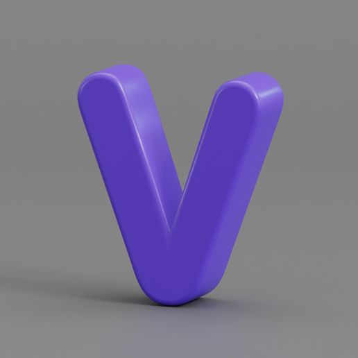 Alphabet V Letter