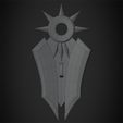 LeonaShieldBackWire.jpg League of Legends Leona Shield of Daybreak for Cosplay