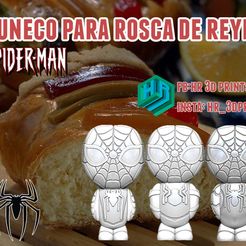 finalrosca.jpg SPIDERMAN PARA ROSCA DE REYES (3 spiderman)