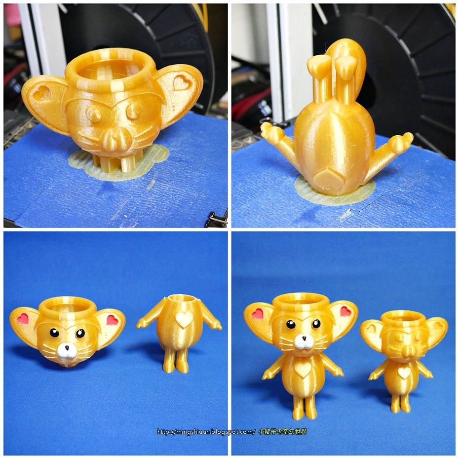 plants_03.jpg Free STL file Cute animal - lemur king potted・3D print design to download, mingshiuan