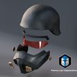 Helldivers-2-Light-Gunner-Exploded.jpg Helldivers 2 Helmet - Light Gunner - 3D Print Files