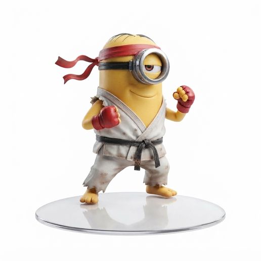 Stu-Ryu: The Minion Master of Street Fighter - Stuart Dressed as Ryu