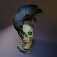 resize-pic2.jpg STL file The Jewel Thief (Raven and Skull)・3D print object to download