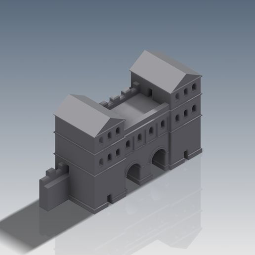 🏙️ Roman City Gate - Roman city gate・Free 3D File for ・Cults