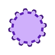 cogwheel_base_25.stl Cogwheel base for miniatures