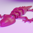 untitled.png Arculated lizzard playtoy for cats for  3D print model