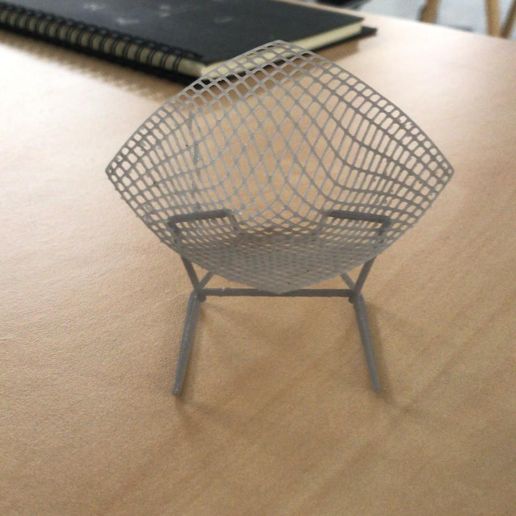 Diamond Chair by Harry Bertoia - 3D model önizlemesi