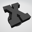 X.png AlphaCharm Set: Customizable Alphabet Jibbitz for Crocs