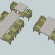 Tables_and_Chairs.jpg Mobiliário de restaurante à escala HO