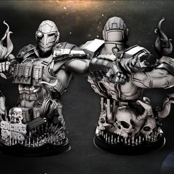 1.jpg Archivo 3D BUSTO DE DEADSHOT PARA IMPRESIÓN 3D・Objeto imprimible en 3D para descargar