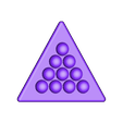 Board_Sphere_20mm_Triangle10.stl Perplexing Pyramid Puzzle