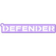 Portachiavi Defender.stl Defender keyring
