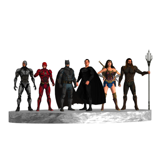 Justice League for 3D PRINT 3D model