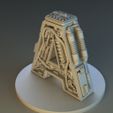 Lettre_A_Platre_02.jpg STL file Letter A Steampunk, Letter A・3D print design to download