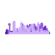 Dallaswithball.stl Dallas Skyline (downtown)