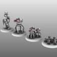 SpiderDrones-2.jpg 28/15/6mm SpiderDrone Robot Infantry