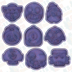 Brawl-stars-icons-cookie-cutter-set-of-9-2.png 3D-Datei Brawl Sterne Icons Ausstecher Set von 9 -2 *・3D-druckbares Modell zum Herunterladen